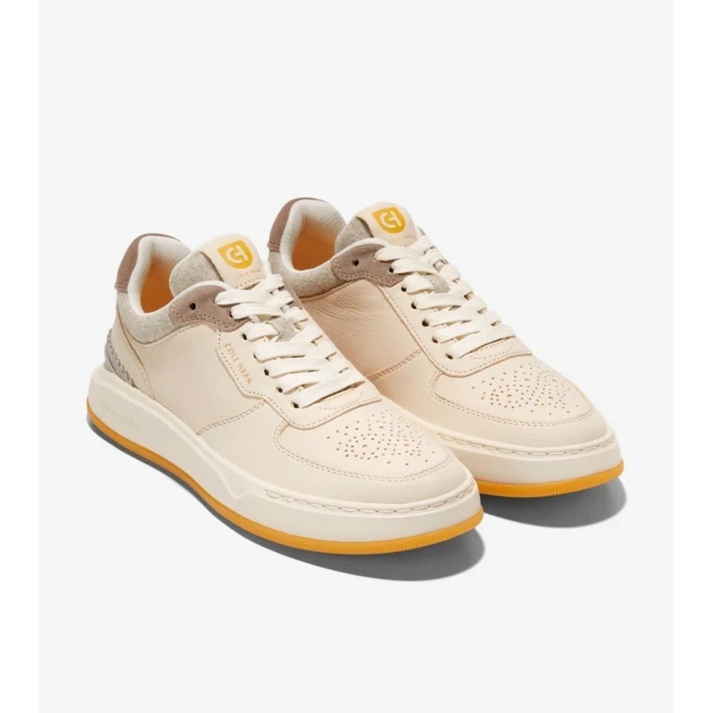 Cole Haan® (Women's 7 B) GrandPrø™ Crossover Sneakers in Oat/Ivory - $195